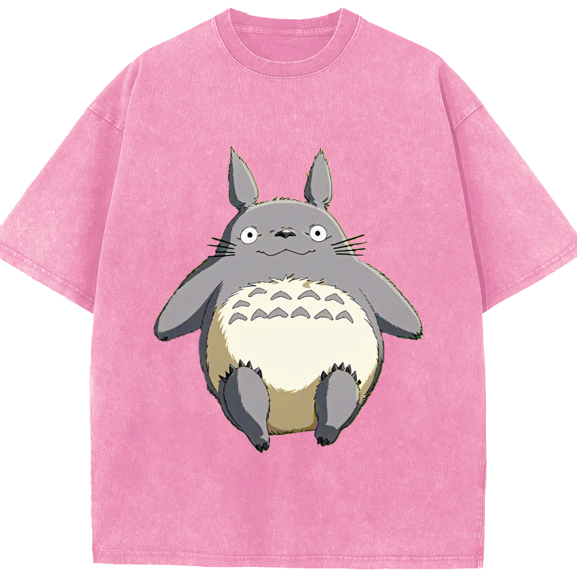 （画像用） となりのトトロ 草壁メイ 草壁サツキ My Neighbor Totoro Satsuki Kusakabe Mei Kusakabe 綿100% ヴィンテージ風 半袖Tシャツ（フロントプリント）